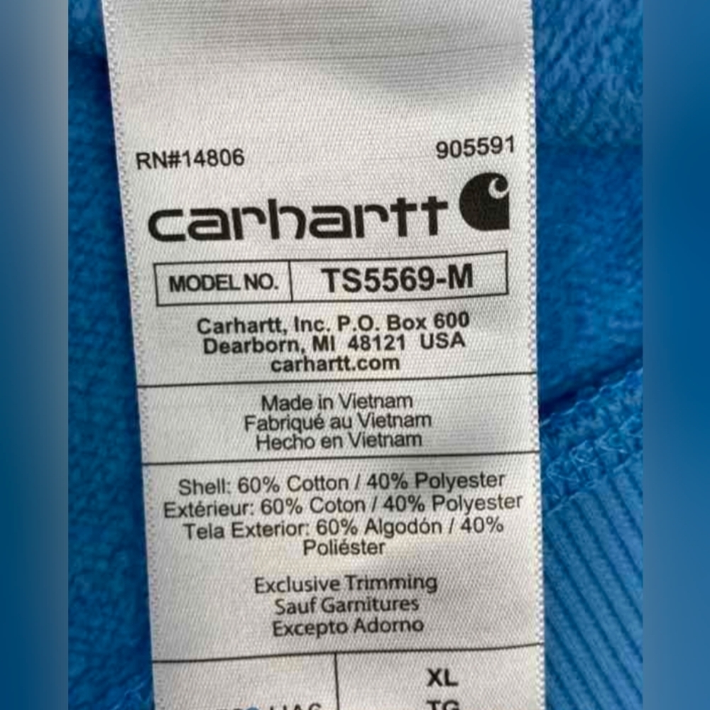 Carhartt Force Relaxed Fit Lightweight Logo Graphic Sweatshirt Size XL MSRP$64.9 - Picture 5 of 5